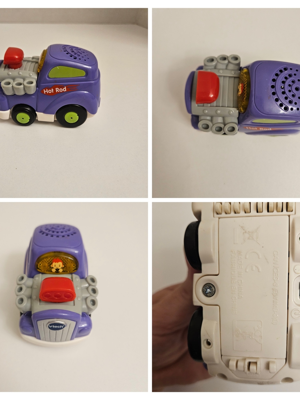 VTech Go! Go! Smart Wheels purple Hot Rod